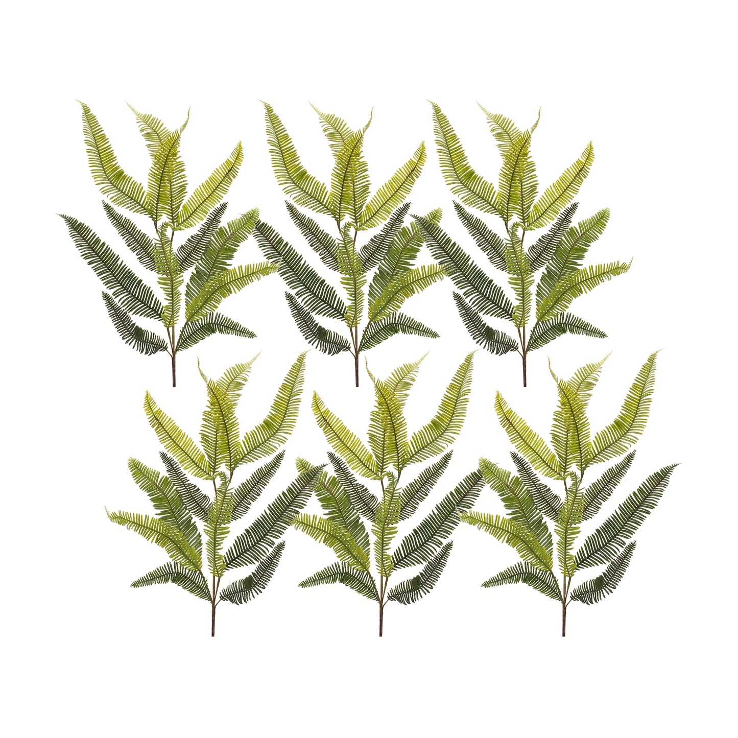 Fern Spray (Set of 6) 39"H Plastic