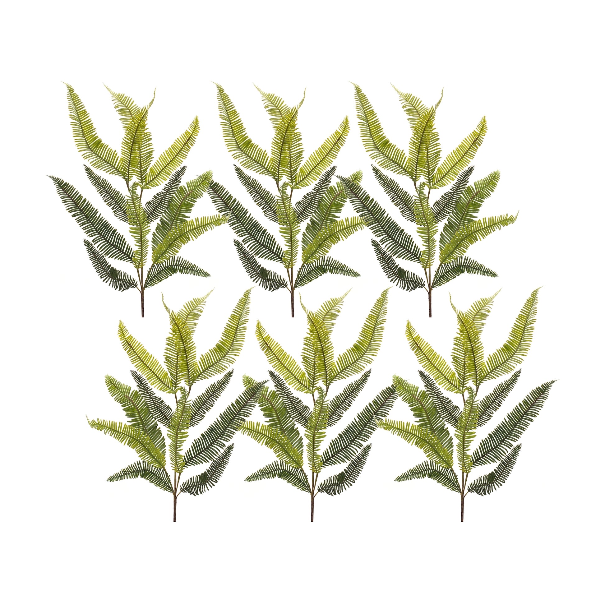 Fern Spray (Set of 6) 39"H Plastic