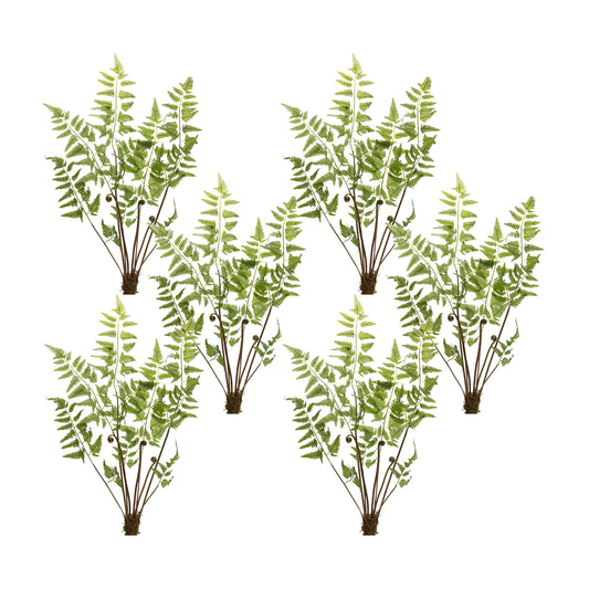 Fern Bundle (Set of 6) 37"H Polyester