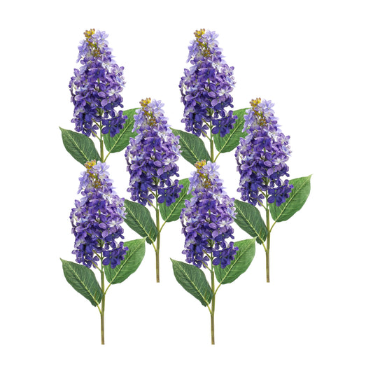 Lilac Stem (Set of 6) 19"H Polyester