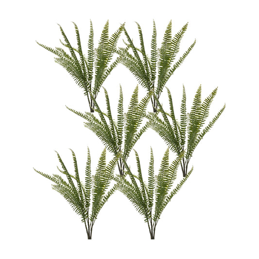 Fern Bush (Set of 6) 22"H Plastic